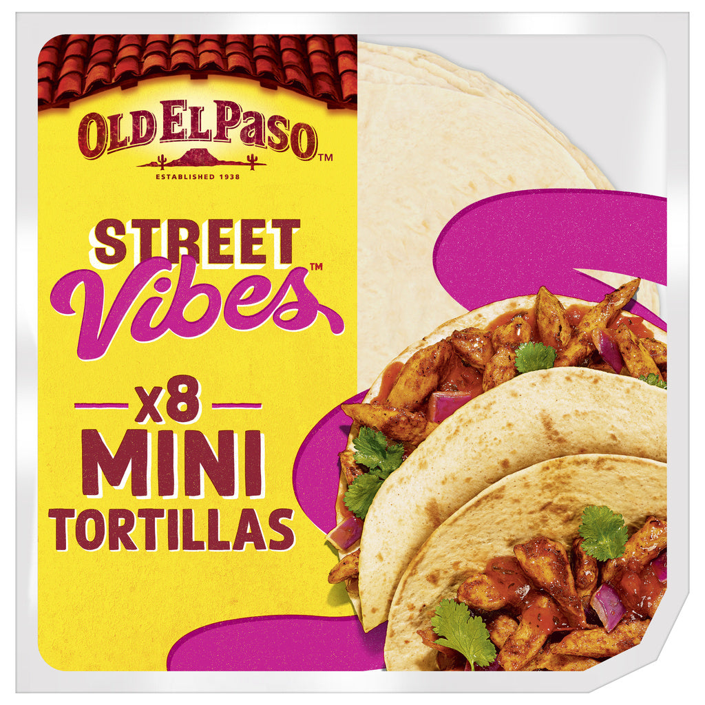 OLD EL PASO Street Vibes Mini Tortillas (8 Pack - 220g)