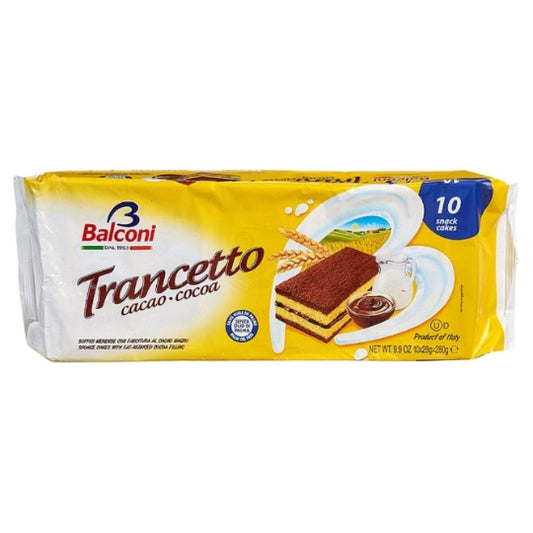 BALCONI Cocoa Trancetto Snack Cakes (10 Pack - 280g)