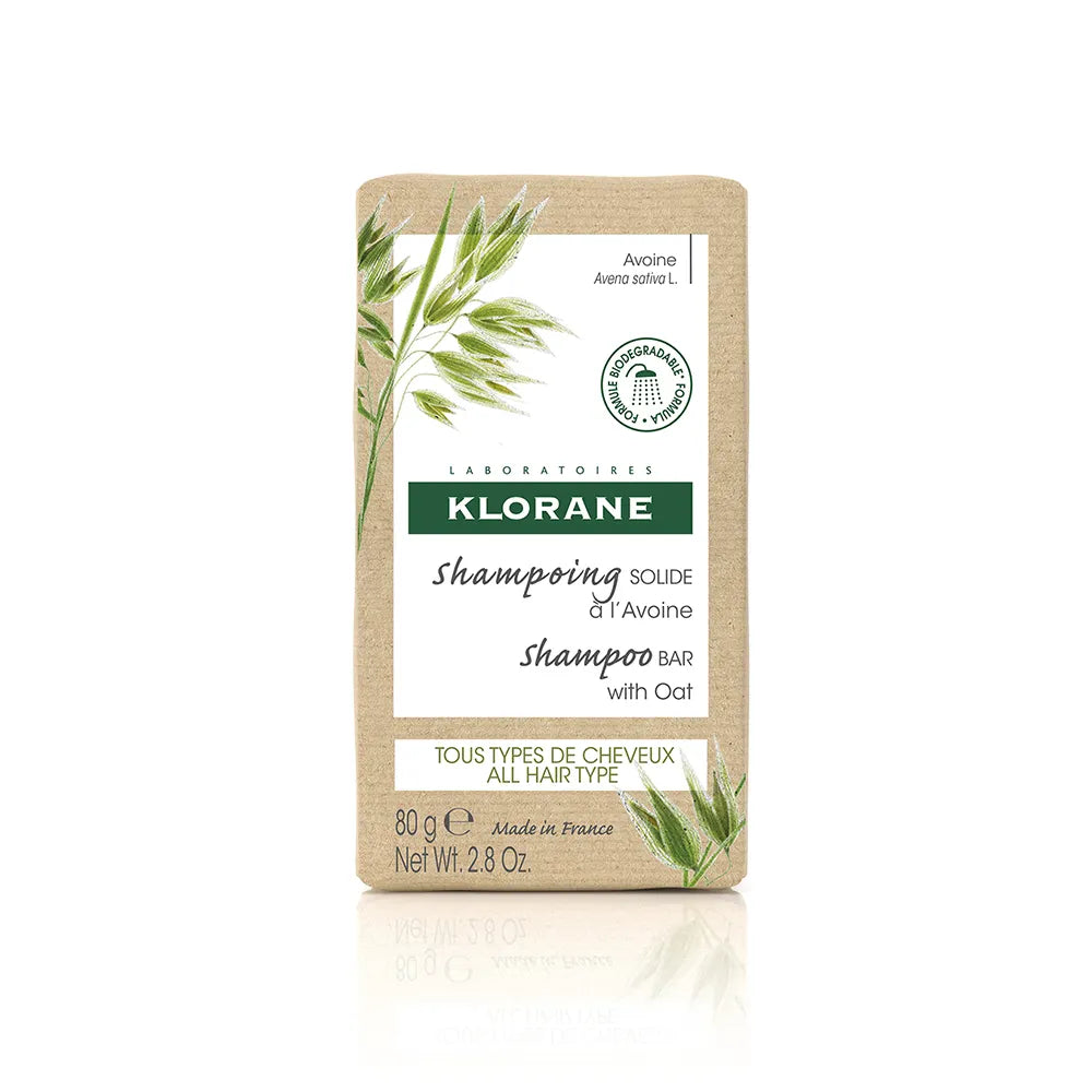 KLORANE Extra-Gentle Solid Shampoo with Oat Milk - All Hair Types 80 g