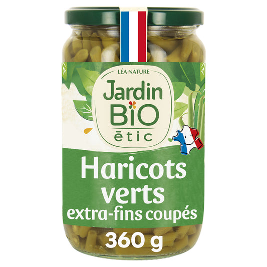 JARDIN BIO Organic Cut Extra-Fine Green Beans 360g