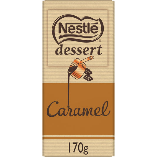 NESTLÉ Tablette de chocolat au lait caramel 170g