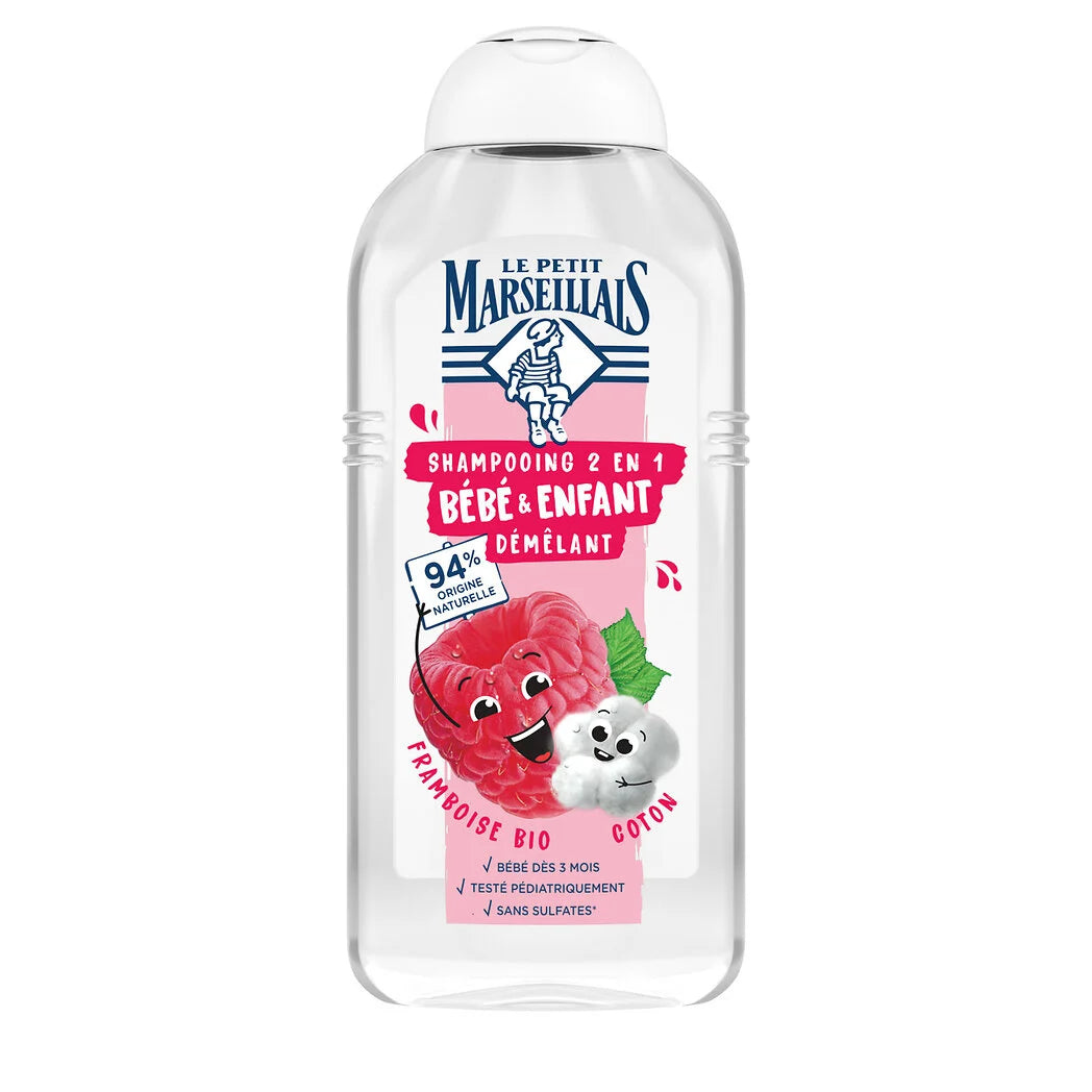 LE PETIT MARSEILLAIS Kids shampoo raspberry and cotton 300ml