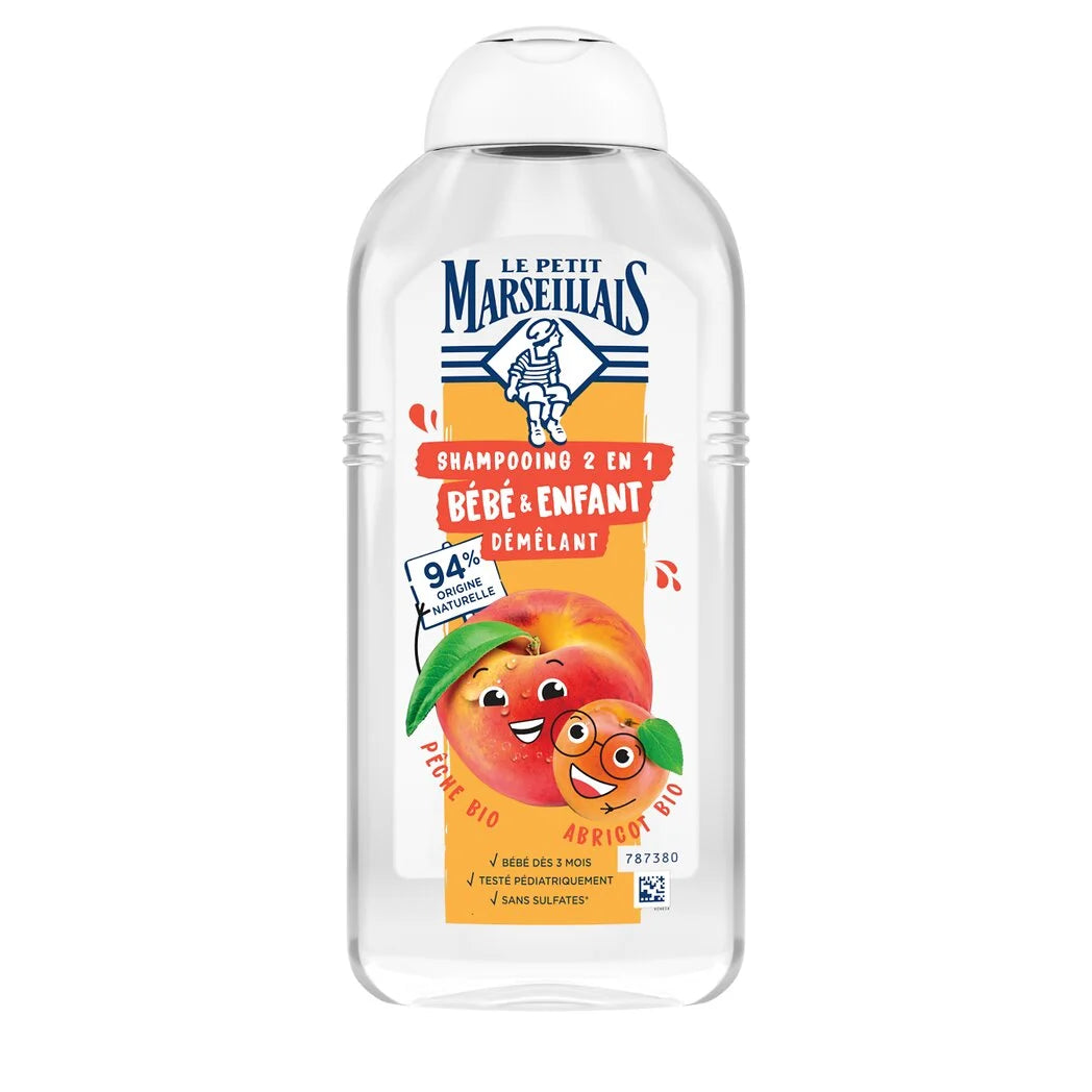 LE PETIT MARSEILLAIS Kids shampoo peach and apricot 300ml