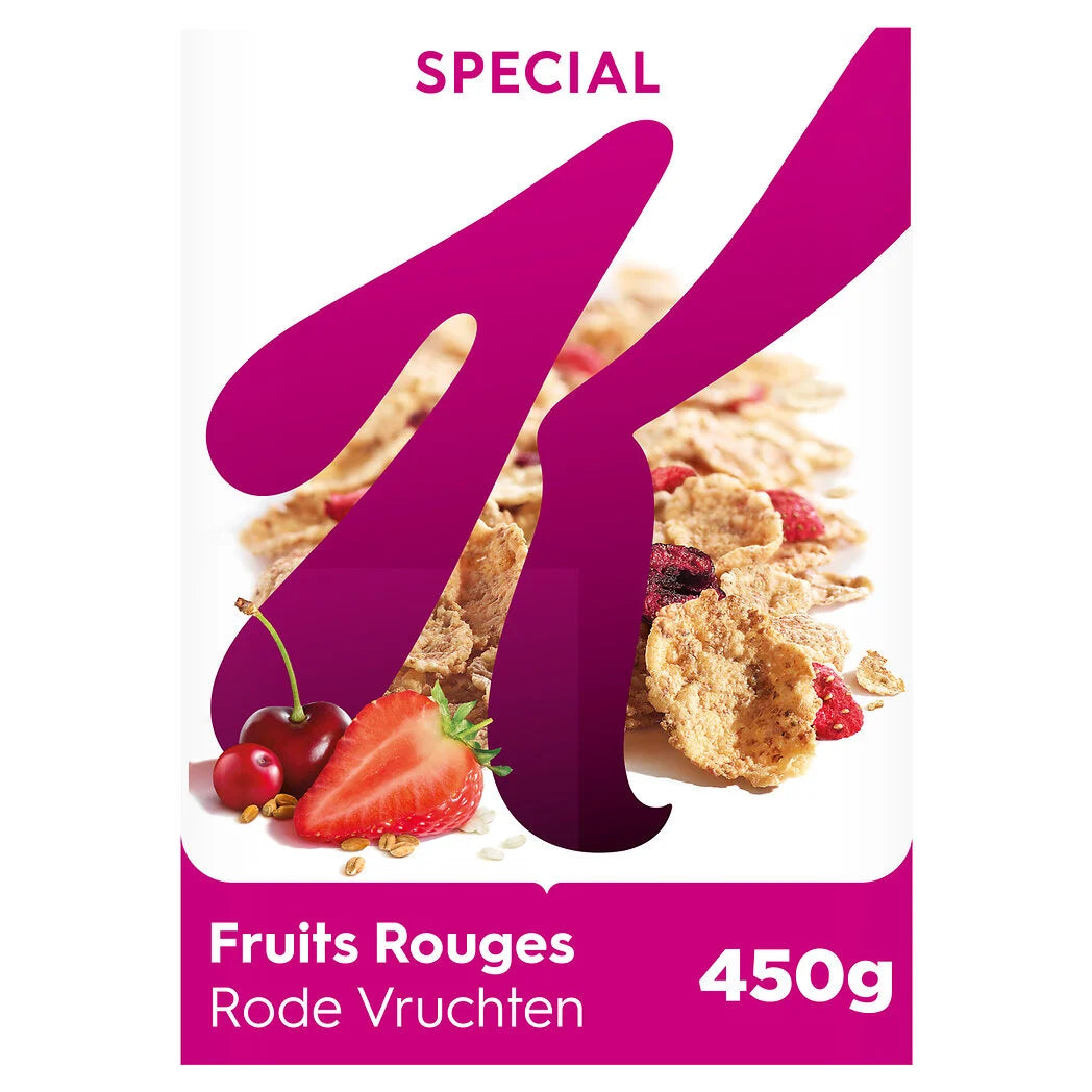 KELLOGG'S Spécial K - Céréales fruits rouges 450g