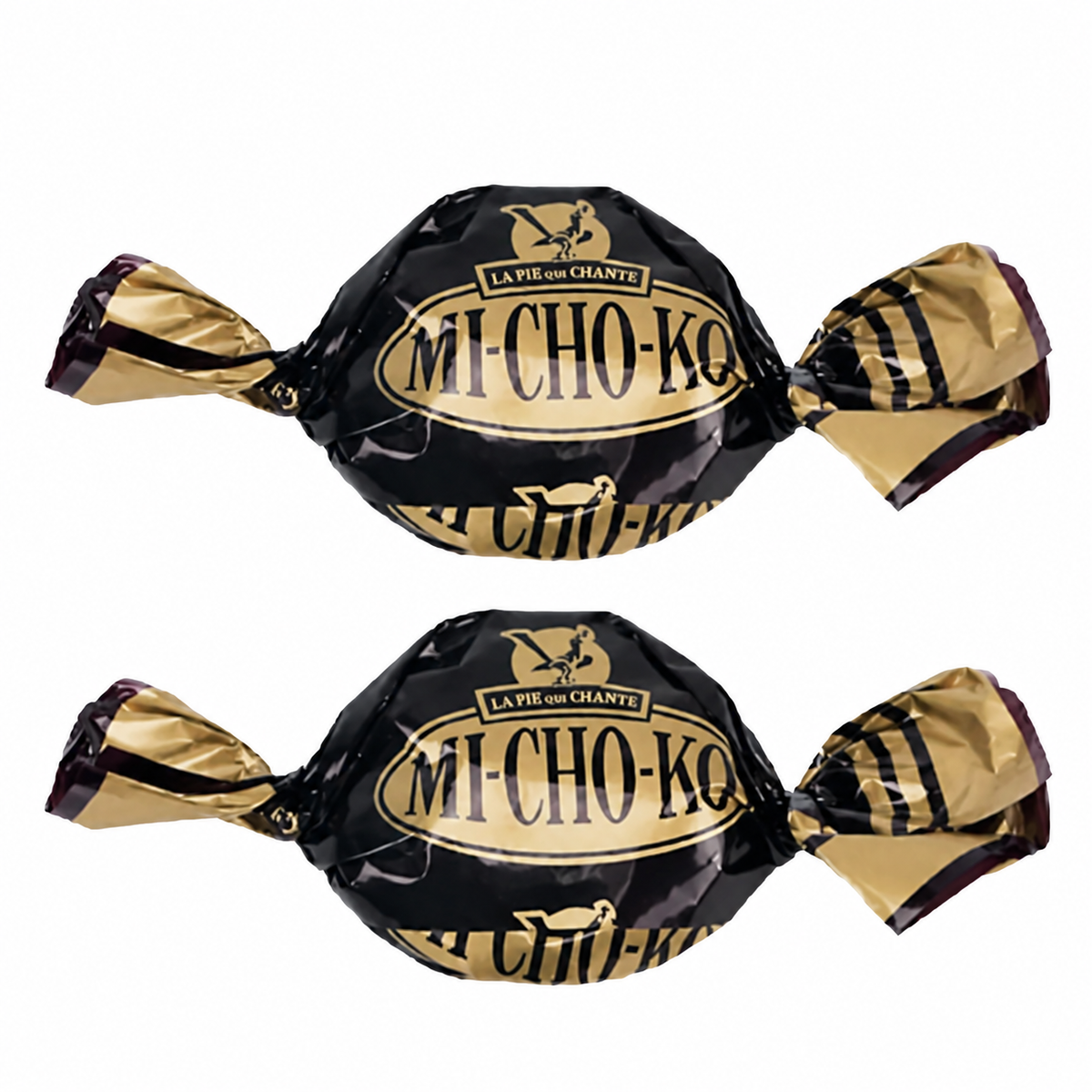 LA PIE QUI CHANTE 2x Michoko Dark Chocolate Caramel Candies