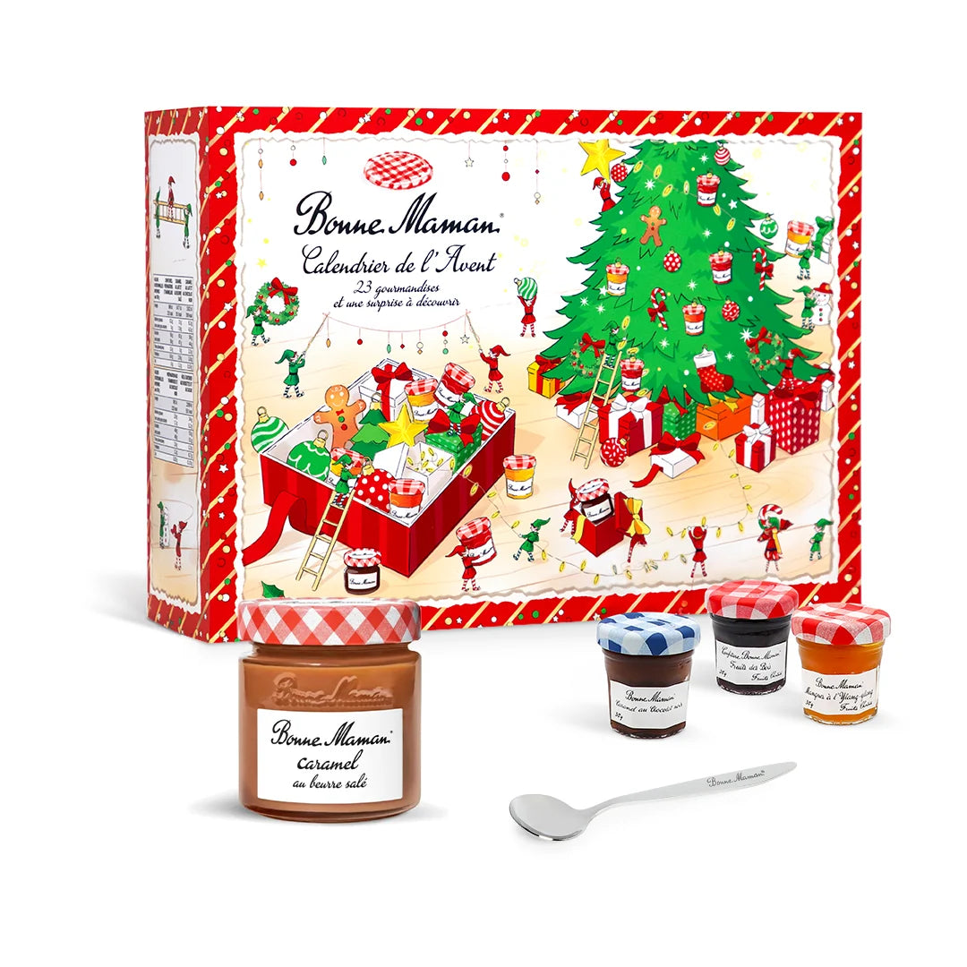 BONNE MAMAN Advent Calendar 2026 + Salted Caramel Spread and Spoon + FREE HOME DELIVERY*