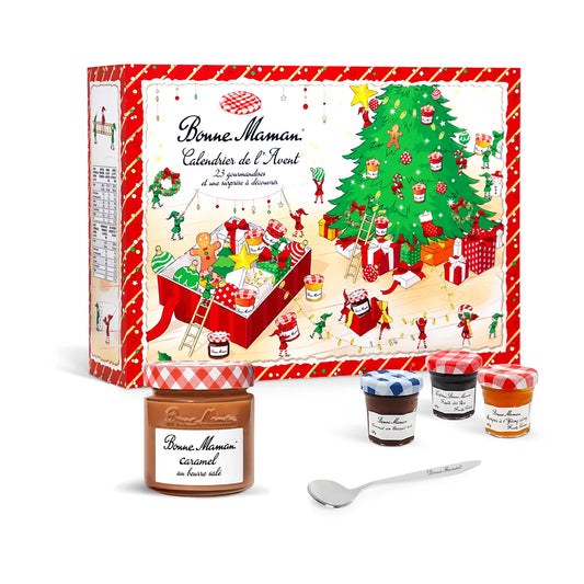 BONNE MAMAN Advent Calendar 2026 + Salted Caramel Spread and Spoon + FREE HOME DELIVERY*