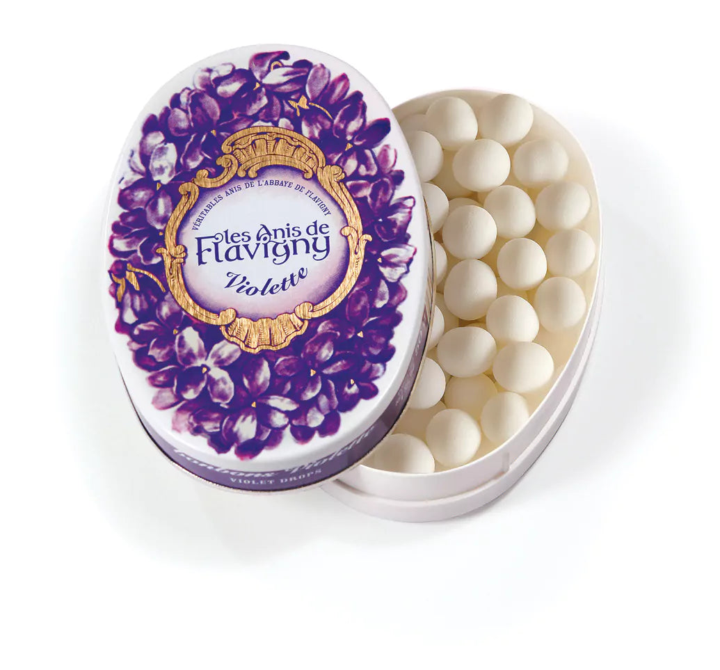 ANIS DE FLAVIGNY Oval Tin – Violet Candies 50g