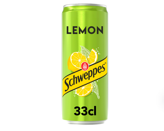 SCHWEPPES Soda Saveur Citron & Citron Vert 1x330ml
