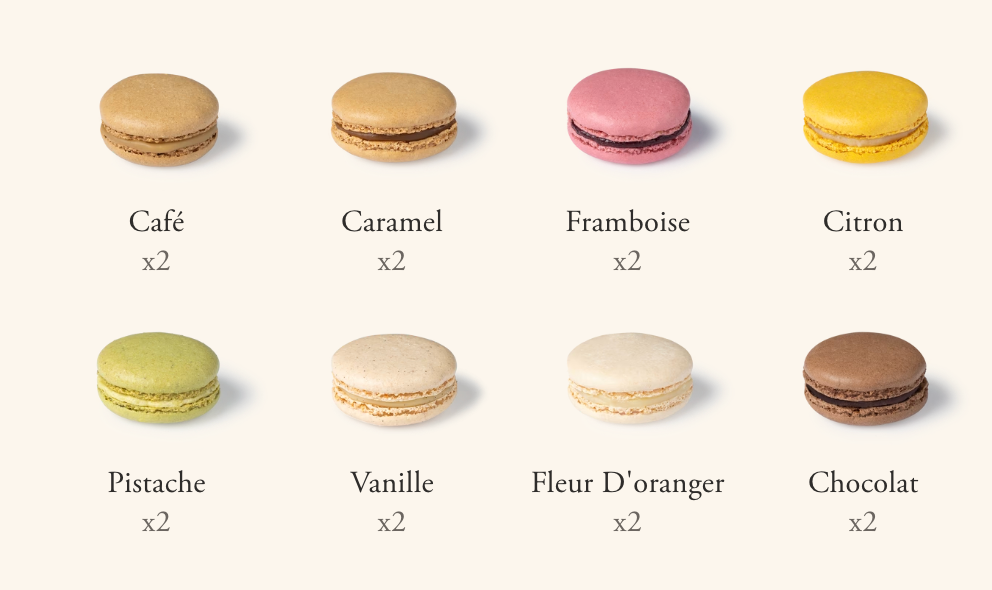 LADURÉE "Marie-Antoinette" 16 macarons gift box