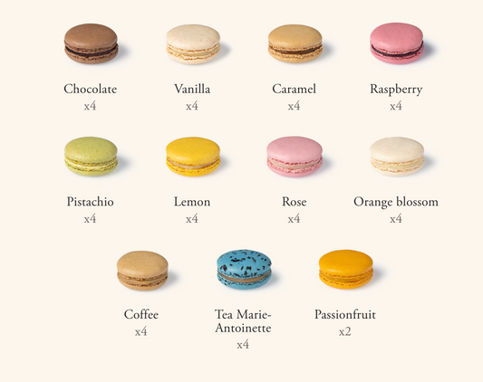 LADURÉE "Napoléon" 42 macarons gift box - Gold