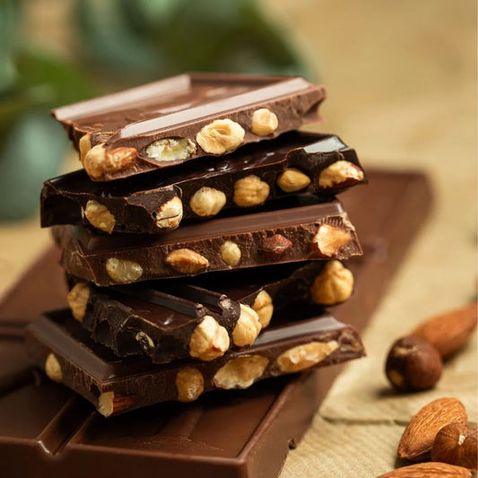 MERVEILLES DU MONDE Milk Chocolate Bar with Hazelnuts and Whole Almonds 170g