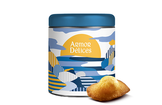 ARMOR DELICES Cylindrical Madeleines d’Armor Gift Box X12 – 396G (BLUE)