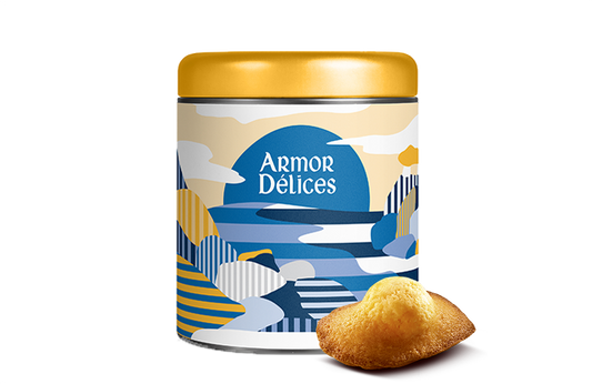 Cylindrical Madeleines d’Armor Gift Box X12 – 396G (YELLOW)