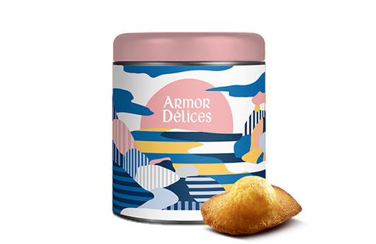 ARMOR DELICES Cylindrical Madeleines d’Armor Gift Box X12 – 396G (PINK)