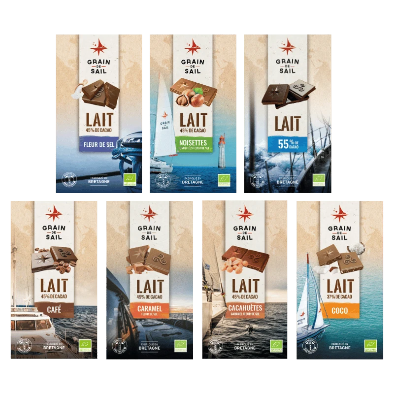 GRAIN DE SAIL Collection Lait x7