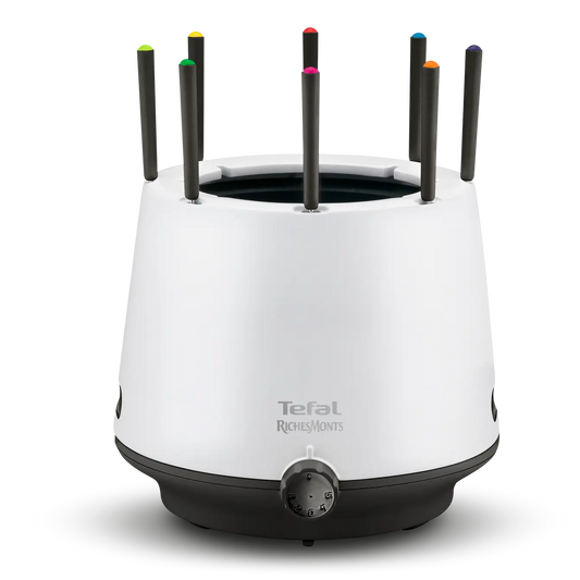 TEFAL RichesMonts Fondue Set, Non-Stick, 8 People, Insulated Wall