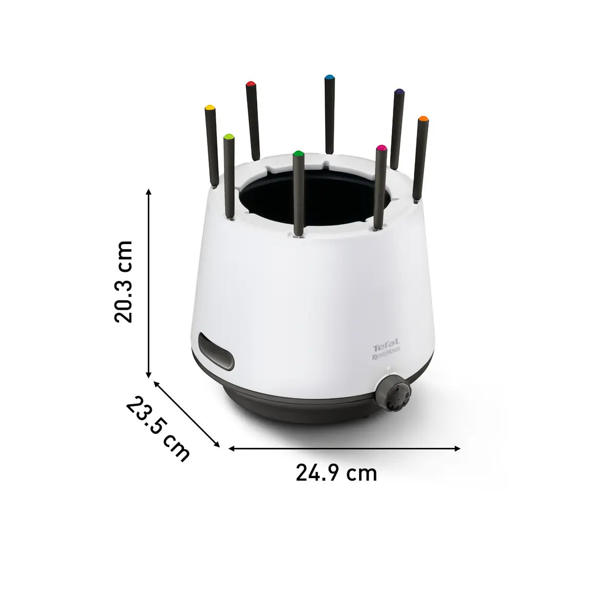 TEFAL RichesMonts Fondue Set, Non-Stick, 8 People, Insulated Wall