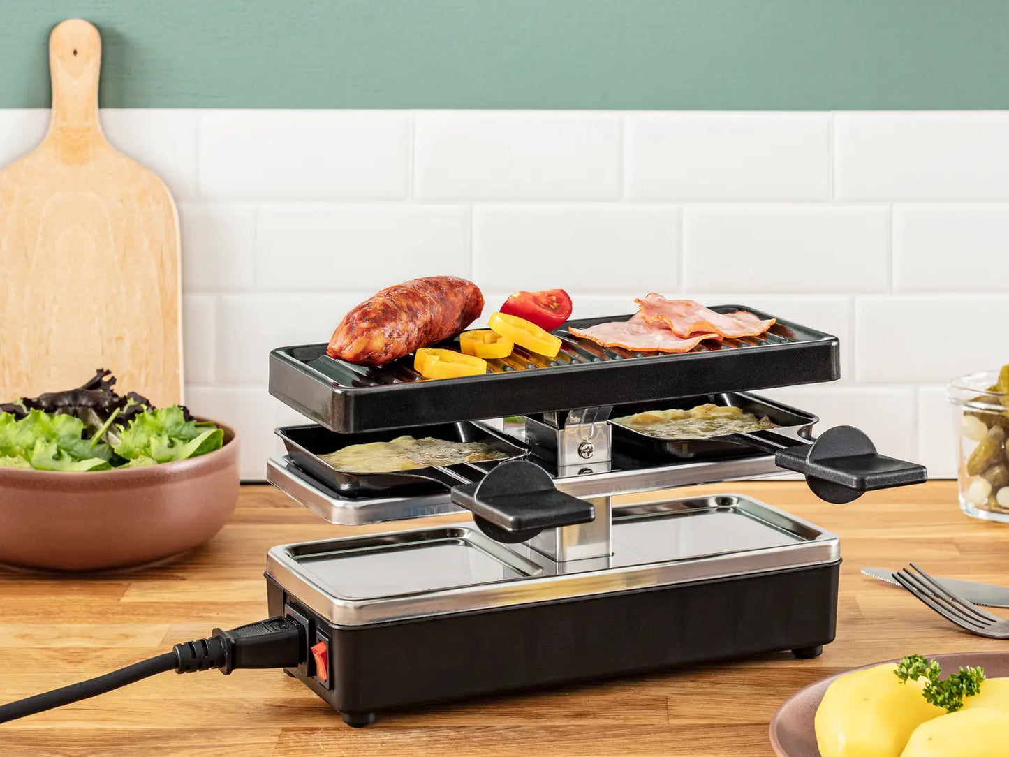 TEFAL Plug & Share Raclette & Grill