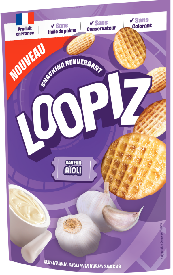 LOOPIZ Crackers Aïoli Flavor 55g
