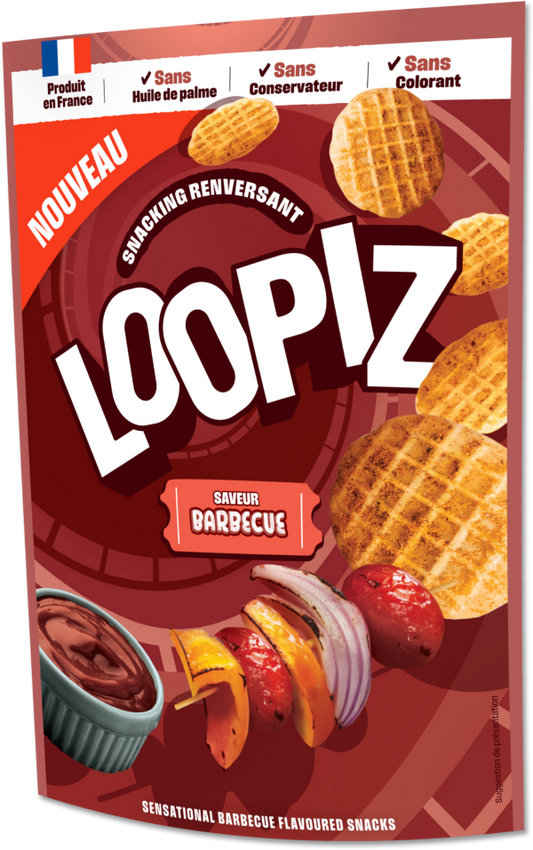 LOOPIZ Crackers Barbecue Flavor 55g