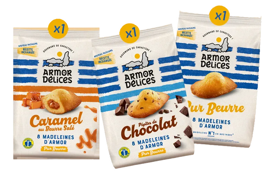 ARMOR DELICES Madeleines Discovery Pack x3