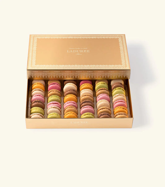LADURÉE "Napoléon" 42 macarons gift box - Gold