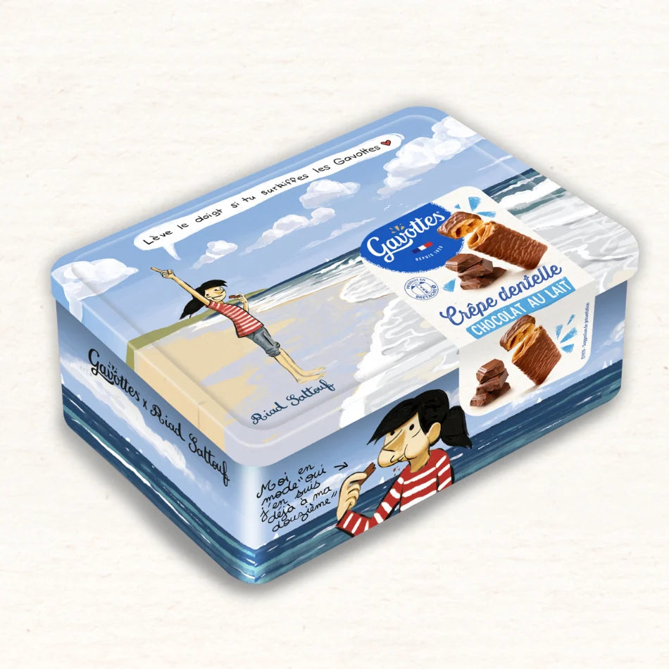 GAVOTTES Milk Chocolate Crêpes Dentelle 180g + ESTHER A LA MER BOX