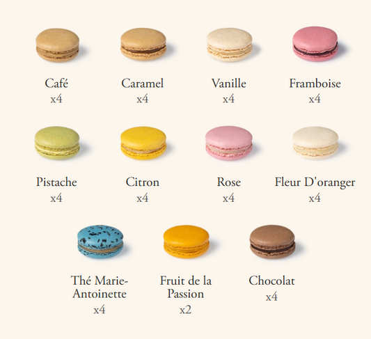 LADURÉE "Napoléon" 42 macarons gift box - Gold