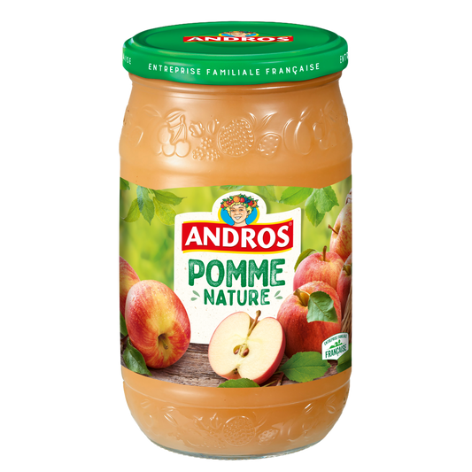 ANDROS Dessert Fruitier Pomme Nature 750g