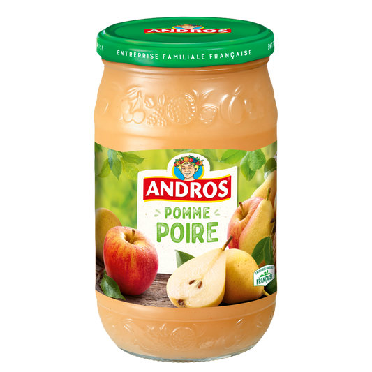 ANDROS Dessert Fruitier Pomme Poire 750g