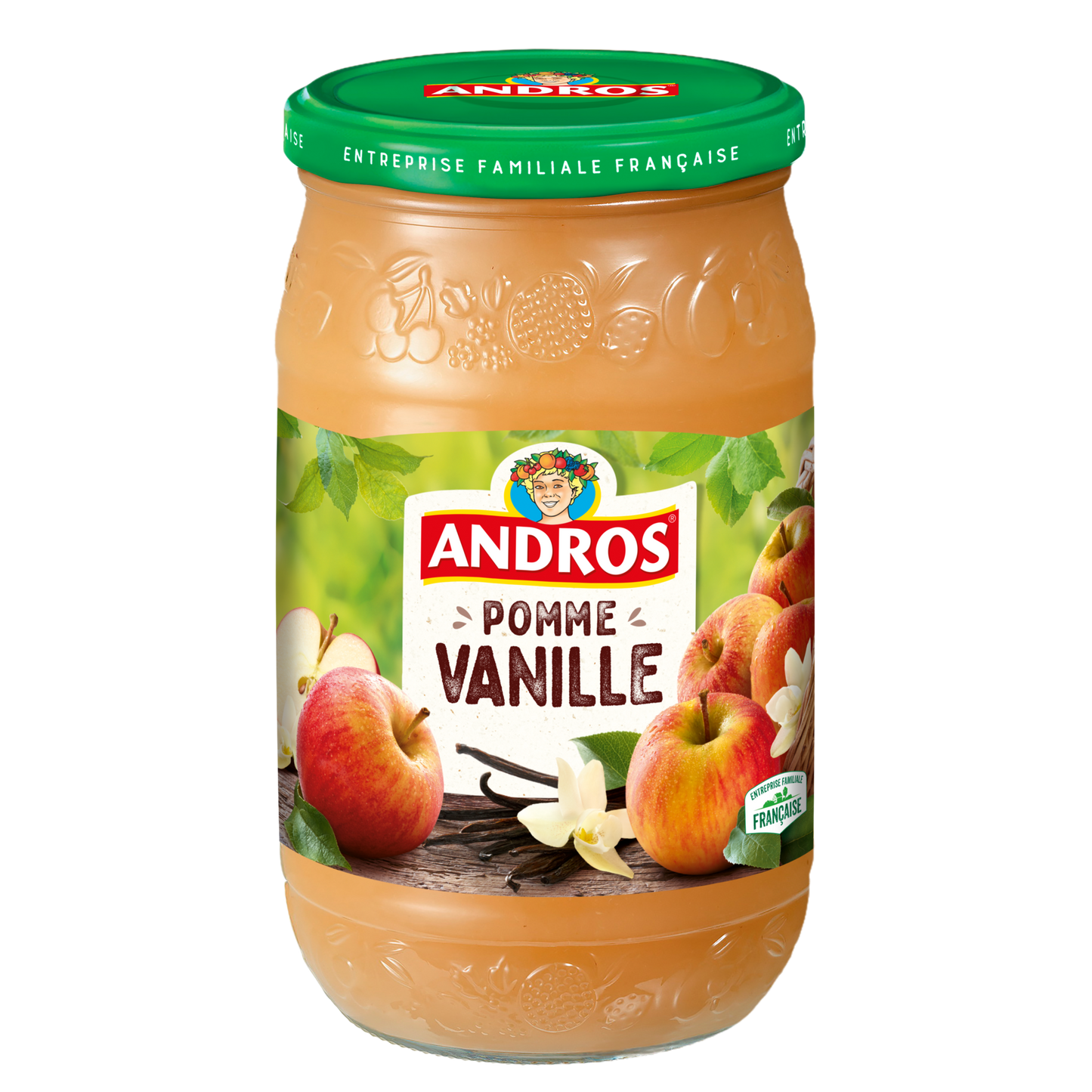 ANDROS Dessert Fruitier Pomme Vanille 750g