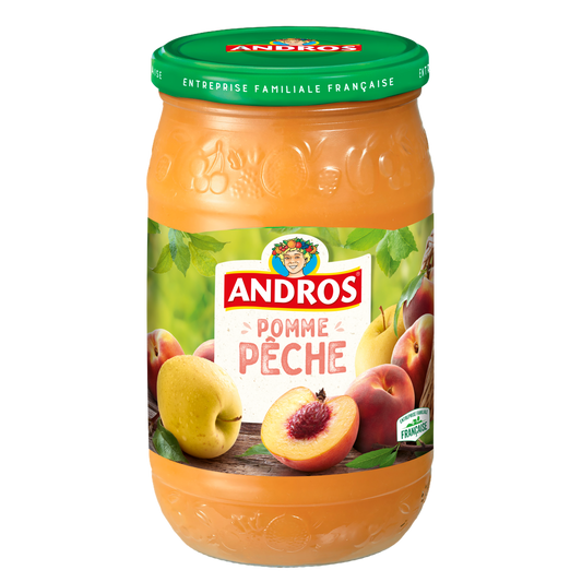 ANDROS Dessert Fruitier Pomme Pêche 730g