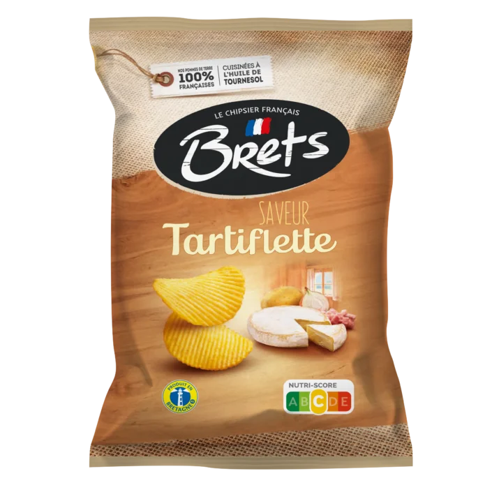 BRET'S Chips Saveur Tartiflette 125g