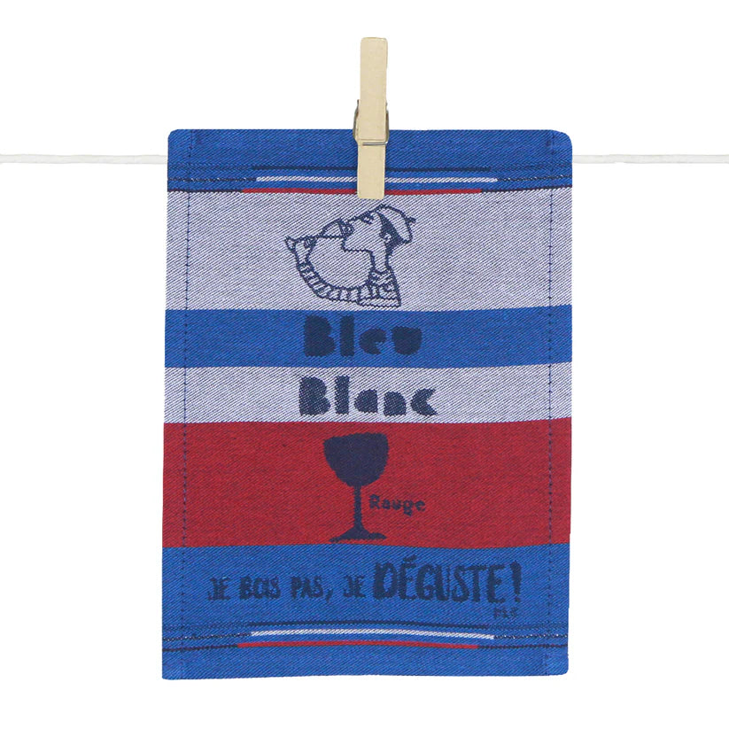 MAILLE Para tapas Bleu Blanc Rouge tissé par la Maison Moutet