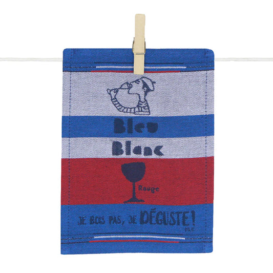 MAILLE Para tapas Bleu Blanc Rouge tissé par la Maison Moutet