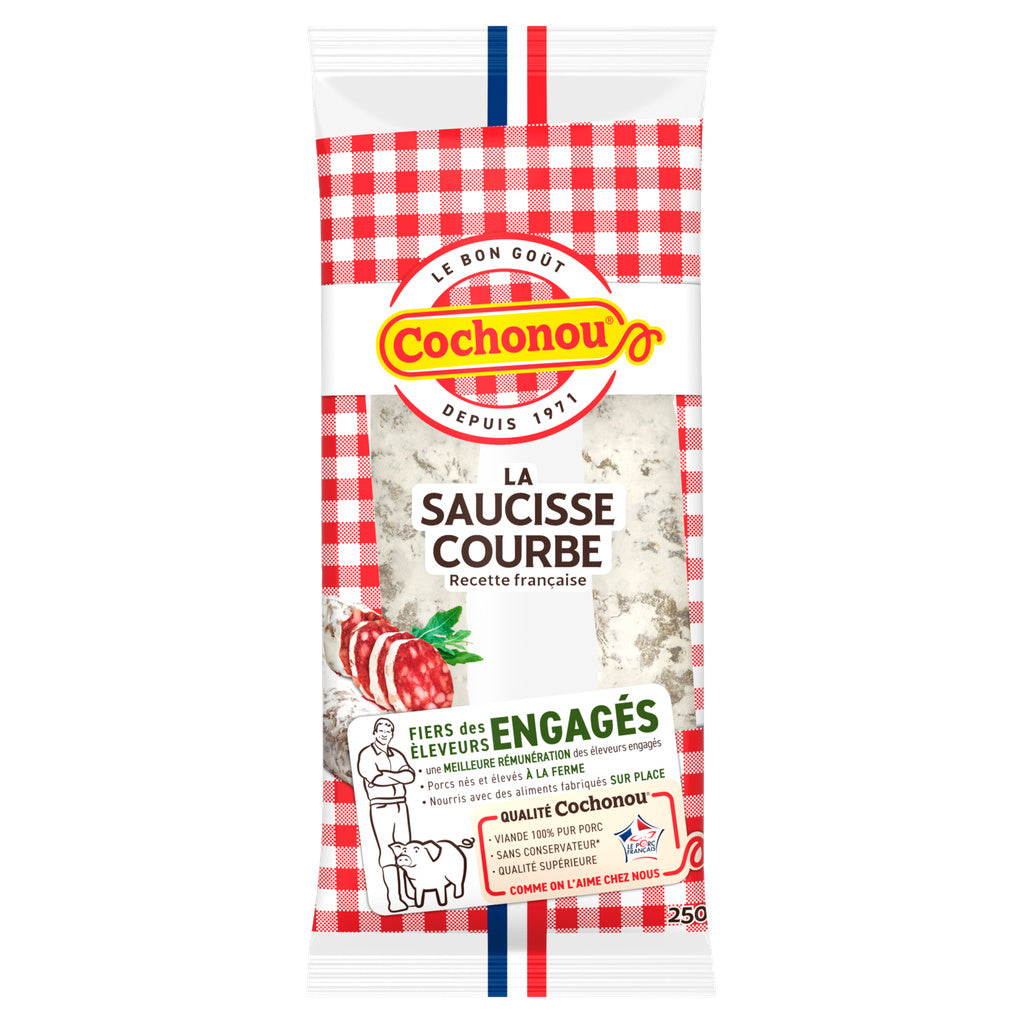 COCHONOU Saucisse sèche la courbe 250g