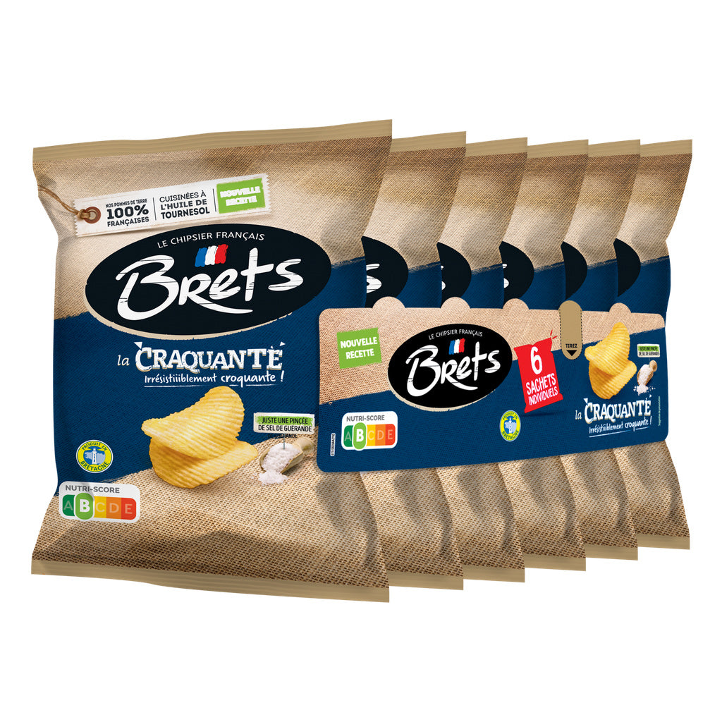 BRETS Chips La Craquante 6X25g