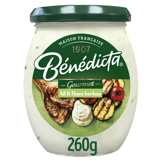 BENEDICTA Sauce ail et fines herbes 260g