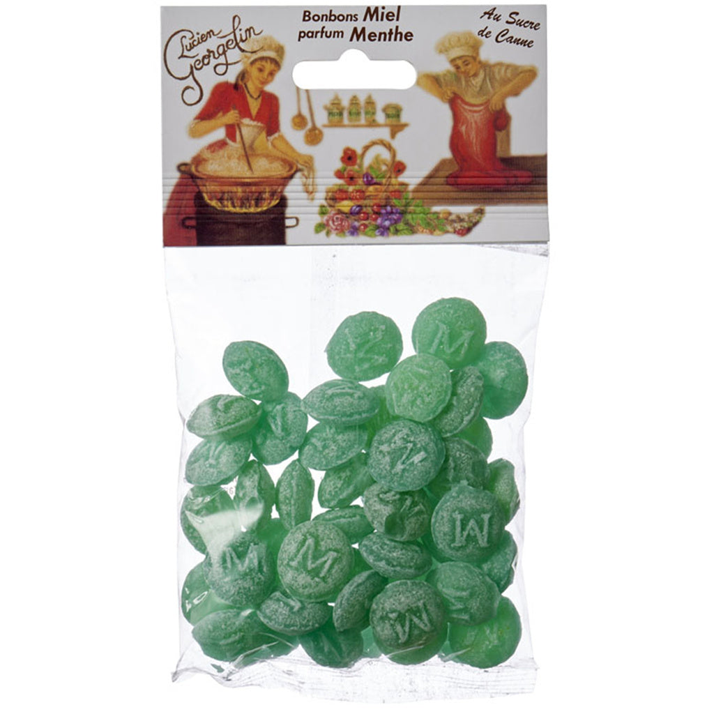 LUCIEN GEORGELIN Bonbons arôme miel menthe 150g