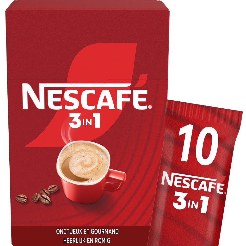 NESCAFE Café soluble au lait sucré 3en1 10 sticks