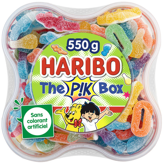 HARIBO Bonbons acidulés The Pik Box 550g