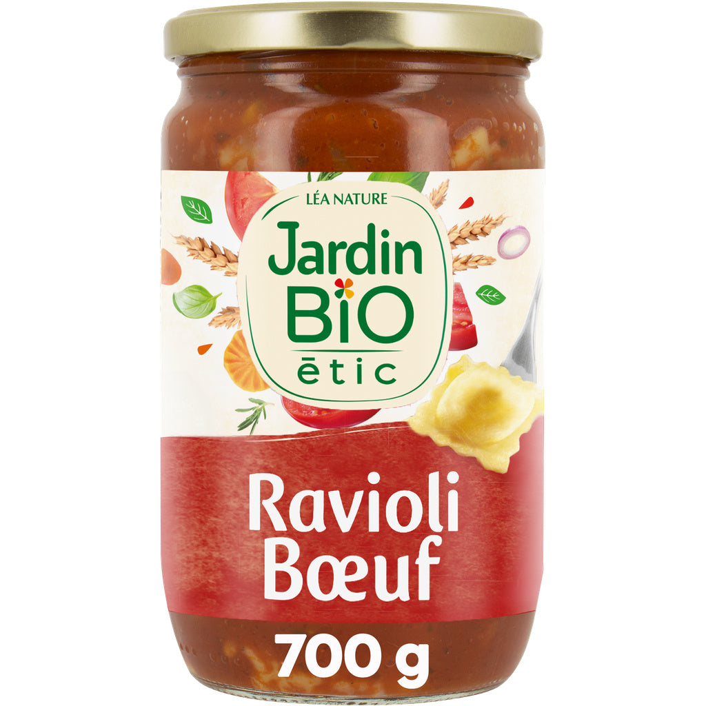 JARDIN BIO Organic Beef Ravioli 700g