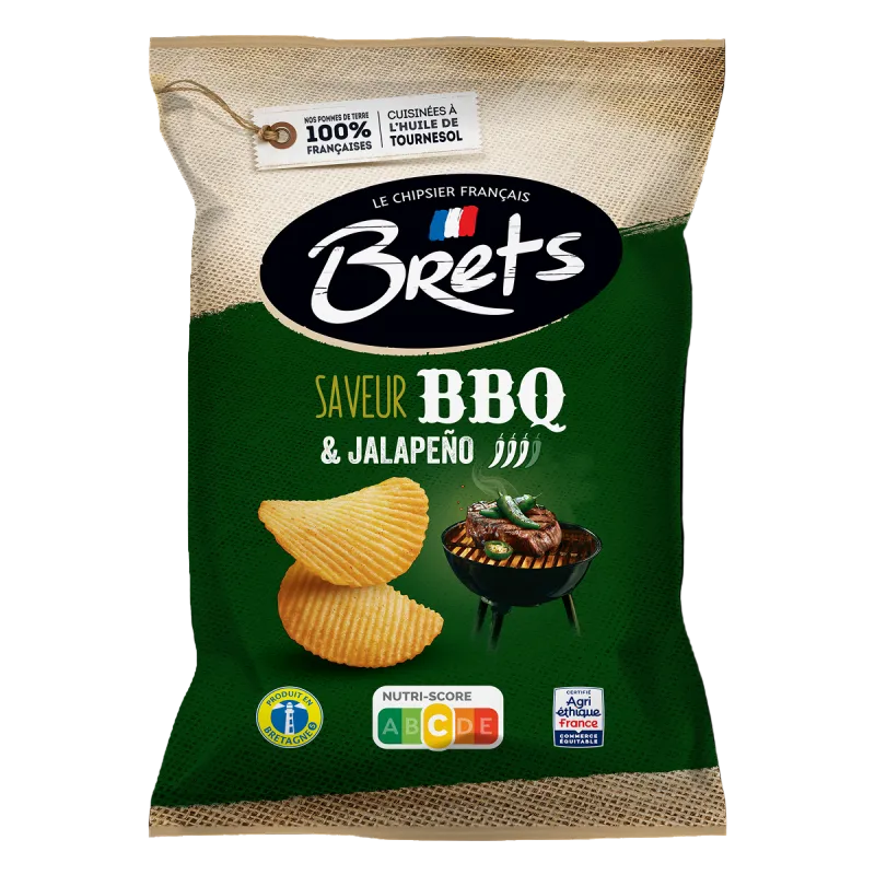 BRETS BBQ & Jalapeño 125 g