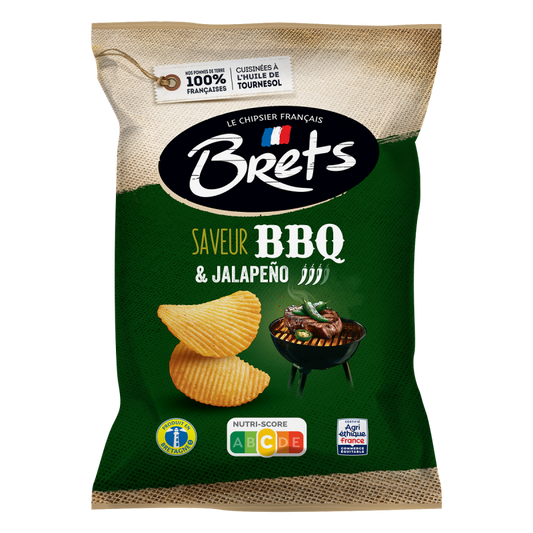 BRETS BBQ & Jalapeño 125 g