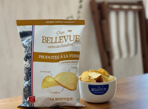 BELLEVUE Chips Fermières à l'oignon grillé 125g