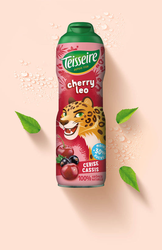 TEISSEIRE syrup Leo cherry and blackcurrant 60cl