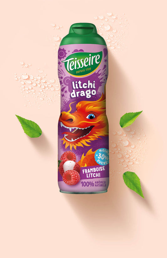 TEISSEIRE Sirop Framboise Litchi 60CL