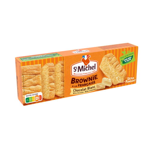 ST MICHEL Brownie chocolat blanc à partager 240g