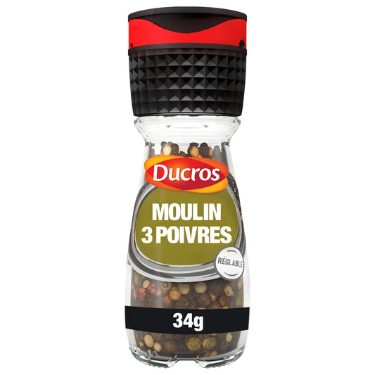 DUCROS Moulin 3 poivres 34G